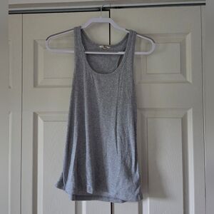 Gray Racerback Tank Top